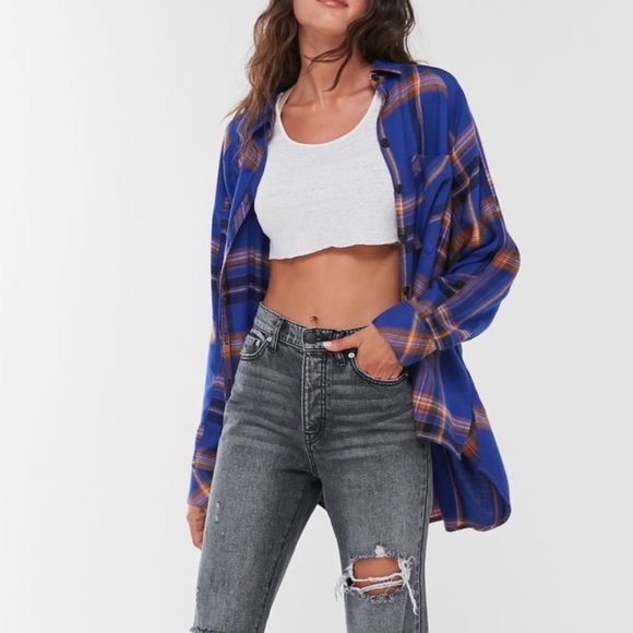 Urban Outfitters Tops - Brendan Drapey Flannel Button Down Shirt